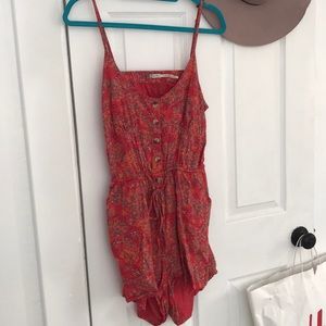 Patterned romper